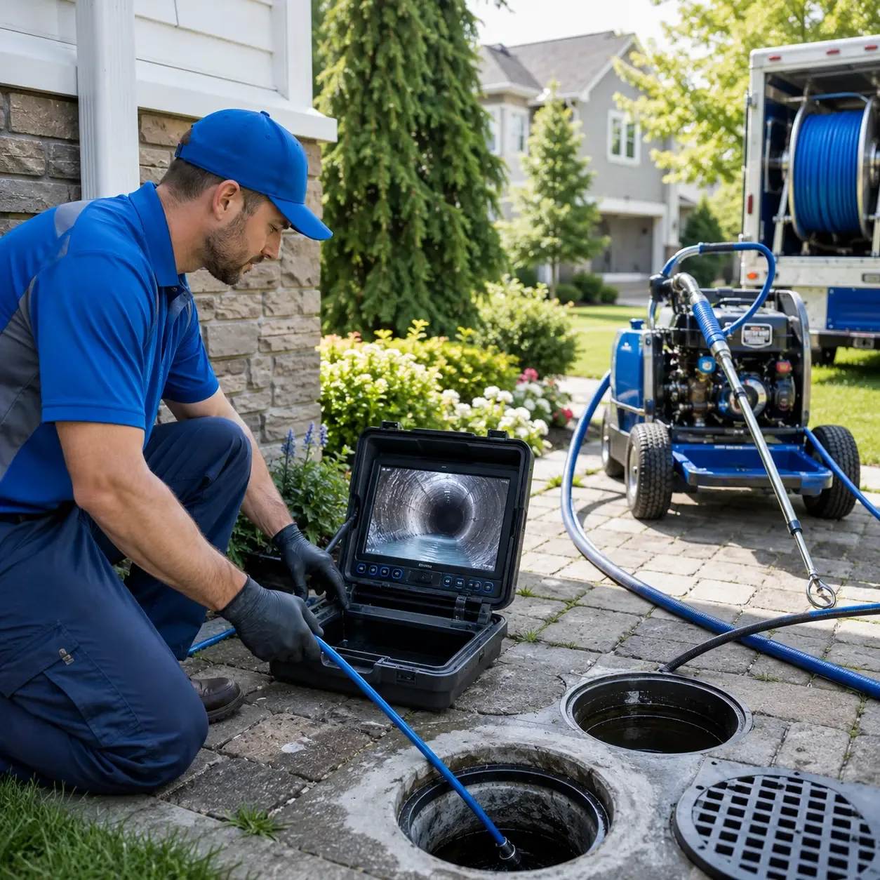 Outdoor drain cleaning professionals serving Union Mills, IN