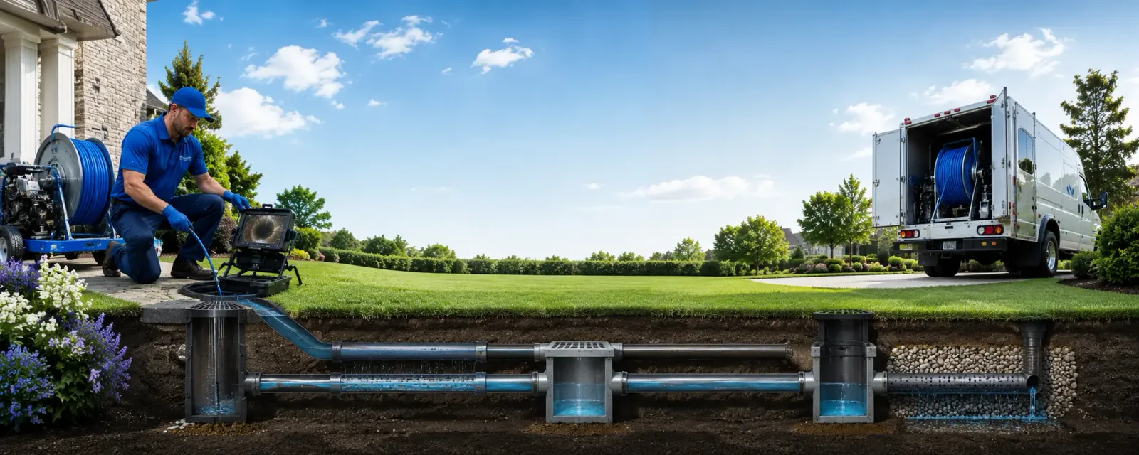 Outdoor drain cleaning information for Union Mills, IN